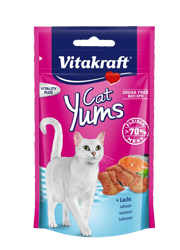 VITAKRAFT CAT YUMS Z ŁOSOSIEM PRZYSMAK DLA KOTA