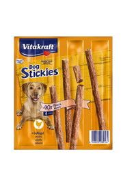 VITAKRAFT STICKIES KABANOSY Z DROBIEM DLA PSA