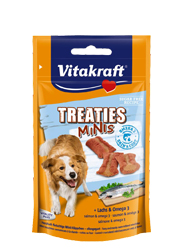 VITAKRAFT TREATIES MINIS Z ŁOSOSIEM I OMEGA 3 PRZYSMAK DLA PSA