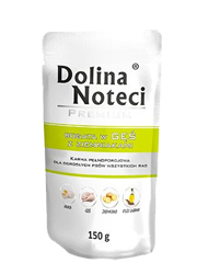 DOLINA NOTECI PREMIUM BOGATA W GĘŚ Z ZIEMNIAKAMI saszetka dla psa