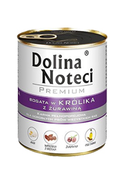 DOLINA NOTECI PREMIUM BOGATA W KRÓLIKA Z ŻURAWINĄ puszka dla psa