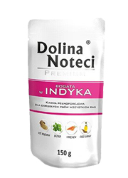 DOLINA NOTECI PREMIUM BOGATA W INDYKA saszetka dla psa