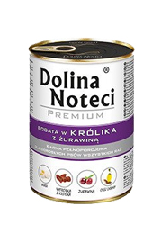 DOLINA NOTECI PREMIUM BOGATA W KRÓLIKA Z ŻURAWINĄ puszka dla psa