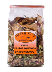 HERBAL PETS KARMA DLA KOSZATNICZKI ziołowo warzywna