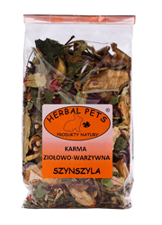 HERBAL PETS KARMA DLA SZYNSZYLI ziołowo owocowa