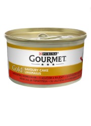 GOURMET GOLD SAVOUR CAKE KARMA DLA KOTA z wołowiną i pomidorami