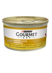 GOURMET GOLD SAVOUR CAKE KARMA DLA KOTA z kurczakiem i marchewką