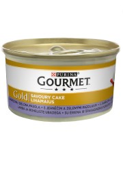 GOURMET GOLD SAVOUR CAKE KARMA DLA KOTA z jagnięciną i zieloną fasolką