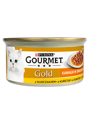 GOURMET GOLD SAUCE DELIGHTS MOKRA KARMA DLA KOTA z kurczakiem