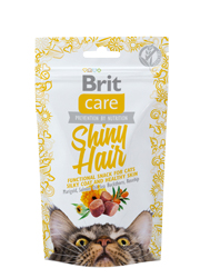 BRIT CARE CAT SNACK SHINY HAIR PRZYSMAK DLA KOTA