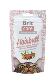 BRIT CARE CAT SNACK HAIRBALL ODKŁACZAJĄCY PRZYSMAK DLA KOTA