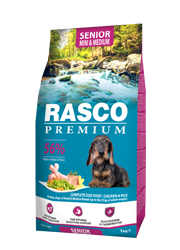 RASCO PREMIUM SENIOR MINI / MEDIUM KARMA DLA STARSZEGO PSA