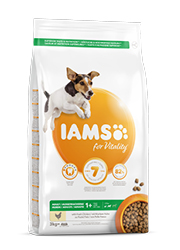 IAMS FOR VITALITY ADULT SMALL / MEDIUM KARMA DLA PSA