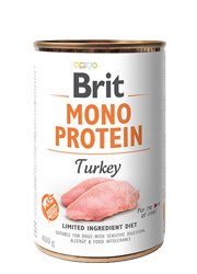 BRIT MONO PROTEIN MOKRA KARMA DLA PSA - indyk