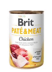 BRIT PATE / MEAT MOKRA KARMA DLA PSA - z kurczakiem