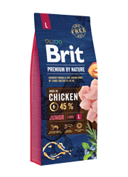 BRIT PREMIUM BY NATURE JUNIOR LARGE KARMA DLA SZCZENIAKA