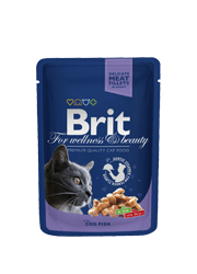 BRIT PREMIUM CAT KARMA DLA KOTA - z dorszem