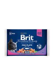 BRIT PREMIUM CAT FISH PLATE SASZETKI DLA KOTA