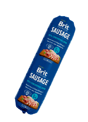 BRIT SAUSAGE MIELONKA DLA PSA - kurczak z jagnięciną