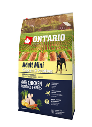 ONTARIO ADULT MINI CHICKEN and POTATO KARMA DLA PSÓW RAS MAŁYCH