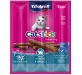 VITAKRAFT CAT STICK MINI KABANOSY DLA KOTA z flądrą