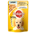 PEDIGREE JUNIOR KARMA DLA SZCZENIĄT z kurczakiem i ryżem w galaretce