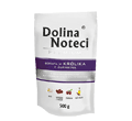 DOLINA NOTECI PREMIUM BOGATA W KRÓLIKA Z ŻURAWINĄ saszetka dla psa