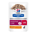 HILLS PRESCRIPTION DIET FELINE DIGESTIVE CARE I/D MOKRA KARMA DLA KOTA z kurczakiem w sosie