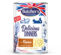 BUTCHERS DELICIOUS DINNERS KAWAŁKI Z DZICZYZNĄ W GALARETCE KARMA DLA KOTA