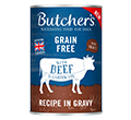 BUTCHERS ORIGINAL BEEF IN GRAVY KARMA DLA PSA z wołowiną i warzywami w sosie