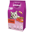 WHISKAS ADULT Z WOŁOWINĄ SUCHA KARMA DLA KOTA