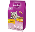 WHISKAS ADULT Z KURCZAKIEM SUCHA KARMA DLA KOTA