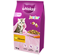 WHISKAS JUNIOR Z KURCZAKIEM SUCHA KARMA DLA KOTA