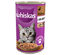 WHISKAS ADULT Z KACZKĄ W GALARETCE MOKRA KARMA DLA KOTA