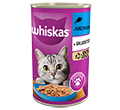 WHISKAS ADULT Z TUŃCZYKIEM W GALARETCE MOKRA KARMA DLA KOTA