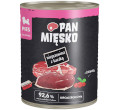 PAN MIĘSKO MOKRA KARMA DLA SZCZENIĄT wieprzowina z kaczką