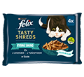 FELIX TASTY SHREDS KARMA DLA KOTA rybne smaki