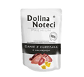 DOLINA NOTECI PREMIUM DANIE Z KURCZAKA Z MAKARONEM saszetka dla psa