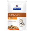 HILLS PRESCRIPTION DIET FELINE KIDNEY CARE K/D MOKRA KARMA DLA KOTA z kurczakiem w sosie