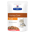 HILLS PRESCRIPTION DIET FELINE KIDNEY CARE K/D MOKRA KARMA DLA KOTA z łososiem w sosie