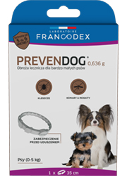 FRANCODEX PREVENDOG OBROŻA PRZECIW KLESZCZOM I KOMAROM DLA PSA