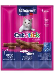 VITAKRAFT CAT STICK MINI KABANOSY DLA KOTA z dorszem