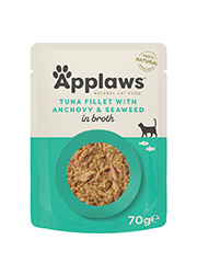 APPLAWS CAT TUŃCZYK ANCHOIS I WODOROSTY W BULIONIE
