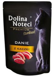 DOLINA NOTECI PREMIUM STERILISED DANIE Z KACZKI saszetka dla kota