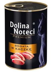 DOLINA NOTECI PREMIUM BOGATA W KACZKĘ puszka dla kota