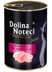 DOLINA NOTECI PREMIUM JUNIOR BOGATA W INDYKA puszka dla kociąt