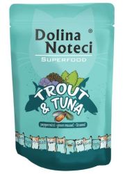 DOLINA NOTECI SUPERFOOD PSTRĄG I TUŃCZYK saszetka dla kota