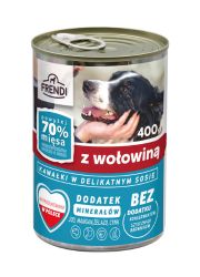 FRENDI MOKRA KARMA DLA PSA z wołowiną