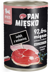 PAN MIĘSKO MOKRA KARMA DLA SZCZENIĄT indyk z wołowiną