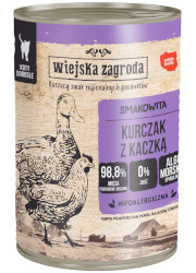 WIEJSKA ZAGRODA KARMA DLA KOTA kurczak z kaczką